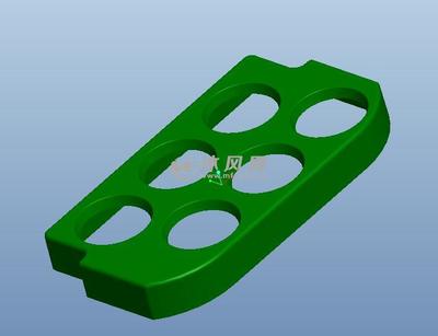 接冰箱蛋托注塑模具设计与PROE三维图解析